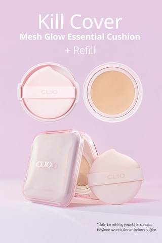Hyalüronik Asit İçerikli Clıo Kill Cover Mesh Glow Essential Cushion Set 23n Ginger Spf50+ Pa++++ 55886880