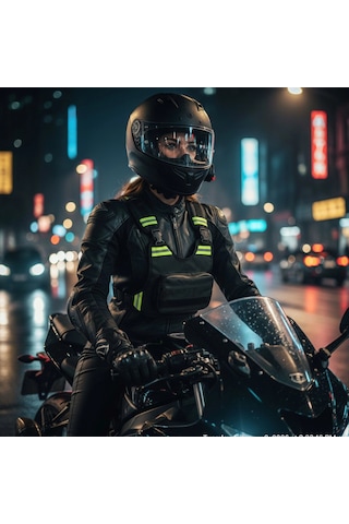 Vexo V110 Motosiklet Kurye Göğüs Çantası Tek Renk