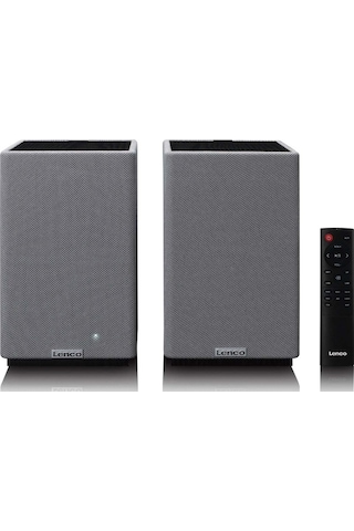 Lenco Spb-240bkgy - Hifi Stereo Bluetooth Hoparlör Çifti - Şık Tasarımda Güçlü Ses - Siyah/gri 67927522