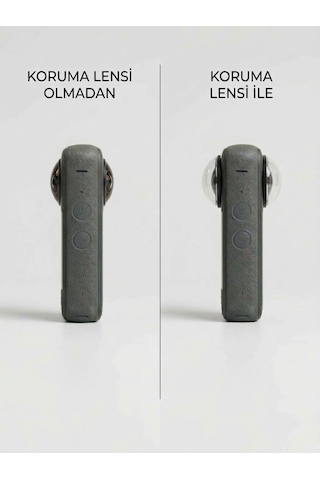 İnsta X5 Kamera Lens Koruyucu, Çizilmeye Karşı Dayanıklı Sert Plastik