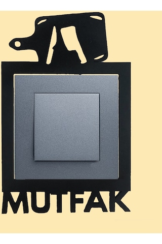 Mutfak Ahşap Priz Çerçevesi Dekorasyon
