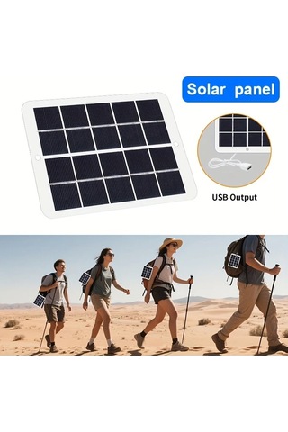 Xuweiwei 1 Adet 3w Monokristal Silikon Güneş Paneli Yenilenebilir Enerji Taşınabilir Şarj Cihazı Telefon Tablet Fan İçin