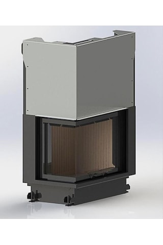 A.Caminetti Quattro 90 L-R Eco Sol Açık Şömine Haznesi