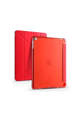 Apple Uyumlu iPad 9.7 2018 Kılıf Zore Tri Folding Smart With Pen Standlı (503995261)