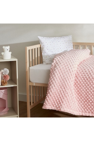 Karaca Home Bebek Lily Pembe Tomurcuk Battaniye 90x110 CM