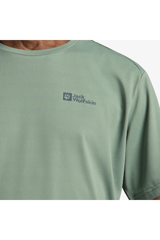 Jack Wolfskin Delgami Erkek Yeşil T-shirt 1809811tr Yeşil