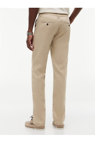 Tommy Hilfiger Denton Sorona Lınen Erkek Bej Pantolon - Mw0mw42337