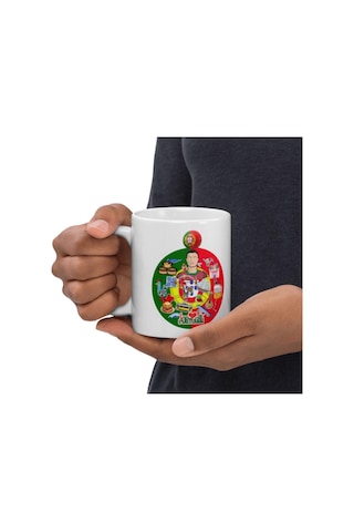 Portekiz Kupa Bardak 2 Adet Seyahat Hatıra Portugal Mug