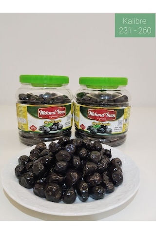 Gemlik Sofralık Siyah Zeytin L 10kg
