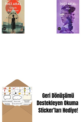 Gölgede Kırk Derece + Mor + Okuma Sticker'ları