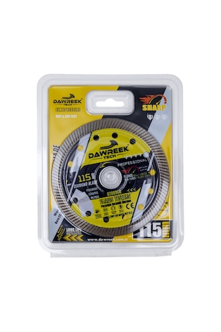 Dawreek Dt009cd 115mm Profesyonel İnce Turbo Pro Elmas Testere Porselen-seramik-mermer