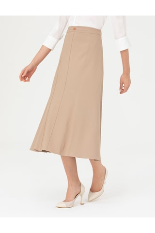 Pierre Cardin Kadın Bej Etek Dokuma 50273765-vr011 Bej