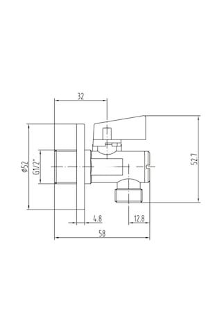 Nsk N2512302 Filtreli Ara Musluk Krom 2'li Rozet Dahil Krom