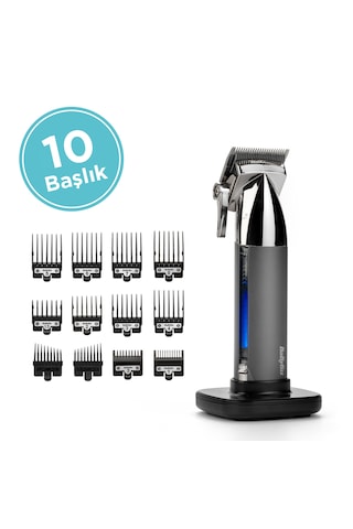 Babyliss E996E Super X Metal 10 Başlıklı Lityum Saç Kesme Makinesi