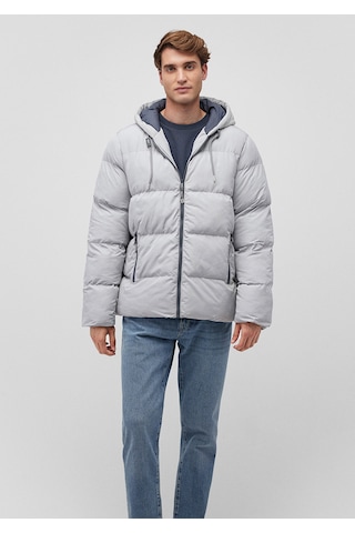 Mavi - Kapüşonlu Gri Şişme Mont 0110349-70075 Gri