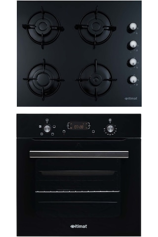 Itimat AF500 + 1531 2'li Pro Siyah Ankastre Set
