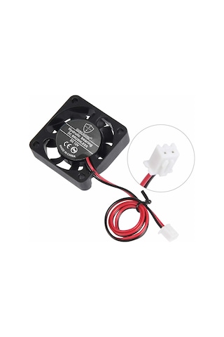 Dc 12V Fan 4X4Cm Kuluçka Fanı Soğutucu Peltier Pc Ekran 40X40Mm