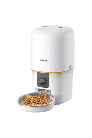 Kameralı ve Ses Kontrollü 4 Litre Akıllı Mama Kabı