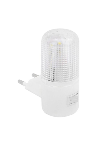 Powermaster Ql-102 Ledli Anahtarlı Gece Lambası 0.5 Watt Saatte Beyaz
