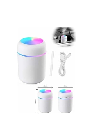 Bfs Hava Nemlendirici Buhar Makinesi Led Işıklı Usb Dekoratif Nemlendirici