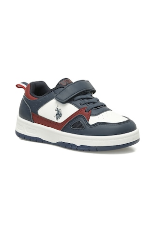 U.s. Polo Assn. Eny Jr 5pr Lacivert Erkek Çocuk Sneaker 000000000102032060 Lacivert-Kırmızı