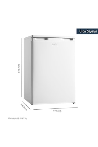 Kumtel HFR-100 88 LT 3 Çekmeceli Dikey Derin Dondurucu