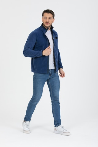 Fermuarlı Garnili Polar Indigo İndigo Fermuarlı Garnili Polar Indigo İndigo