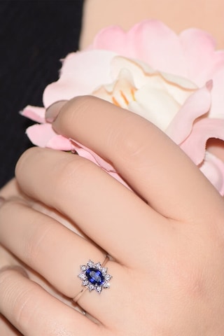 1.15 Ct Safir Pırlanta Yüzük