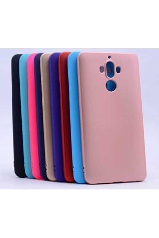 Huawei Mate 9 Kılıf Zore Premier Silikon Kapak Siyah