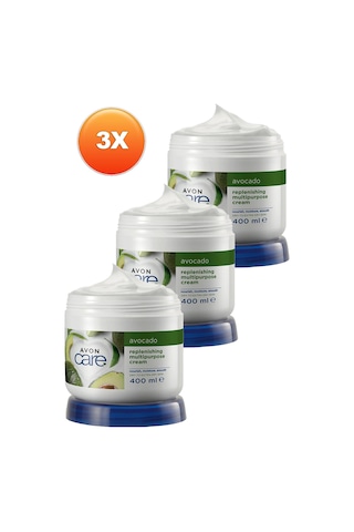 Avon Care Kuru Ciltler İçin Avokado Özlü Çok Amaçlı Krem 3 x 400 ML