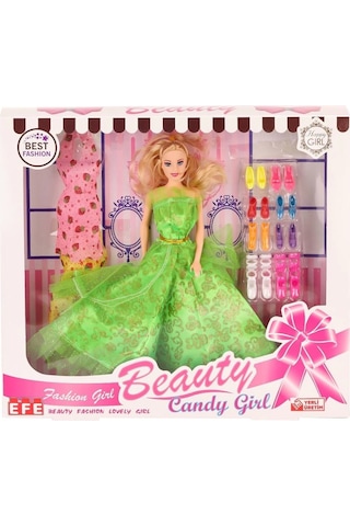 Mey İthalat 207 Ayakkabı Setli Candy Girl Bebek -toys