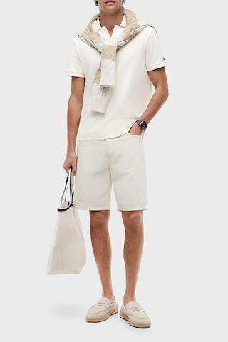 Tommy Hilfiger Erkek Polo Yaka T Shirt Mw0mw42745 Z00 Açık Bej