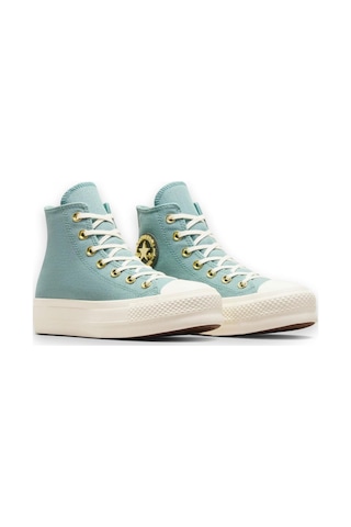 Converse A11495c Chuck Taylor All Star Lift Sneakers Açık Yeşil Unisex Spor Ayakkabı-6382 A11495c-423-vernal Pool/egret/true Nature