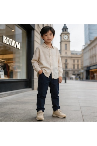 Kaizer Jeans Lacivert Çocuk Pantolonu