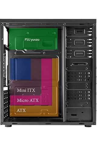 Vento TA-K61 750W USB 3.0 Midi Tower Kasa