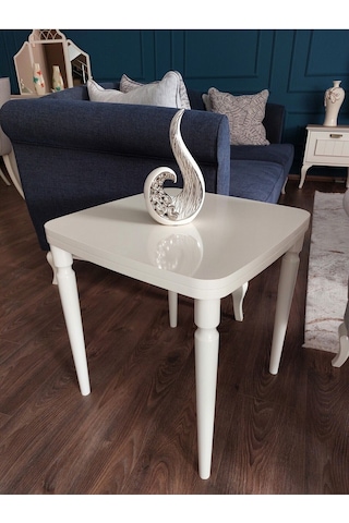 Akset Lüx Yan Sehpa Full Krem