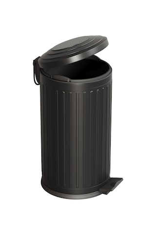 Aqua Bagno Midas Çöp Kovası -pedallı 16 Lt. , Mat Siyah