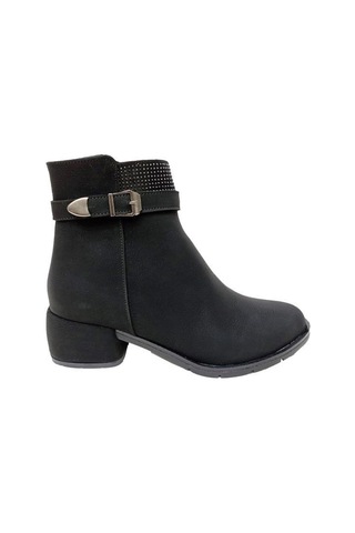Erbay 500-22 Yağlı Deri Trend Fashion Kadın Bot Siyah