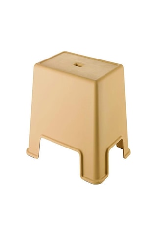 Geseus Banyo Taburesi Büyük Boy Çok Amaçlı Tabure Açık Kahve-481