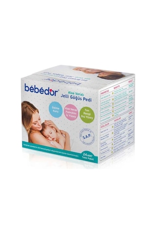 Bebedor Aloe Veralı Jelli Göğüs Pedi 24'lü
