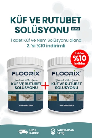 Floorix Küf Ve Rutubet Solüsyonu 1l+1l 2 L Floorix Küf Ve Rutubet Solüsyonu 1l+1l 2 L