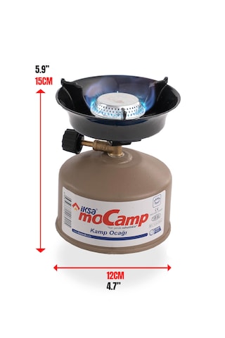 İksa Mocamp Kamp Ocağı Gazlı Kamp Ocağı Pratik Ocak - Bej