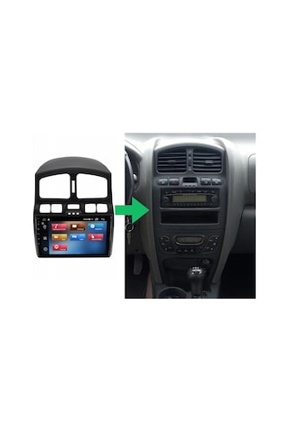 Hyundai Santa Fe 9"inch Android 14 Multimedya Sistemi 4-64 Navimex 2000-2005 Diğer