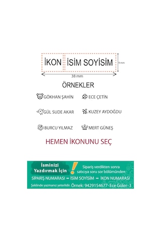 Kırmızı Cep Kaşesi, Elbise İsim Ve Kıyafet, Defter Kitap Kaşesi Anaokulu Kreş Etiket, Öğrenci Kaşesi Çok Renkli