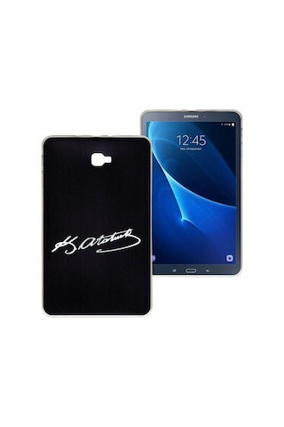 Samsung Uyumlu Galaxy Tab T580 Baskılı Silikon Kılıf Bk-50