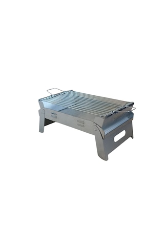 Mangal Katlanır Mangal Portatif Çantalı Mangal Gri