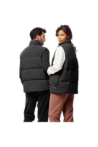 Jack Wolfskin Dellbrueck Vest 550 Dolgu Kaz Tüyü Unisex Outdoor Yelek - Siyah 1207621-6502