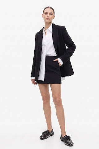 Luvi Shoes Hyde Siyah Cilt Hakiki Deri Troklu Bağcıklı Kadın Loafer Ayakkabı