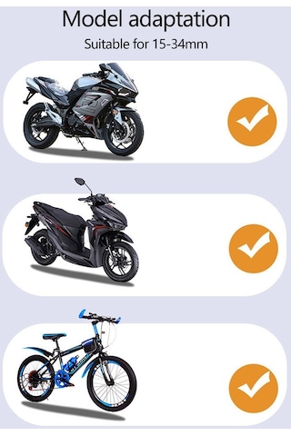 Bisiklet İçin Gidon Telefon Tutucu E-bisiklet Motosiklet Anti-şok Sürme, Bisiklete Binme İçin Hızlı Sabit Telefon Montajı