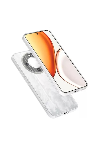 Honor Magic 8 Lite 5g Kılıf Darbe Emici Korumalı Pürüzsüz Esnek Şeffaf Silikon